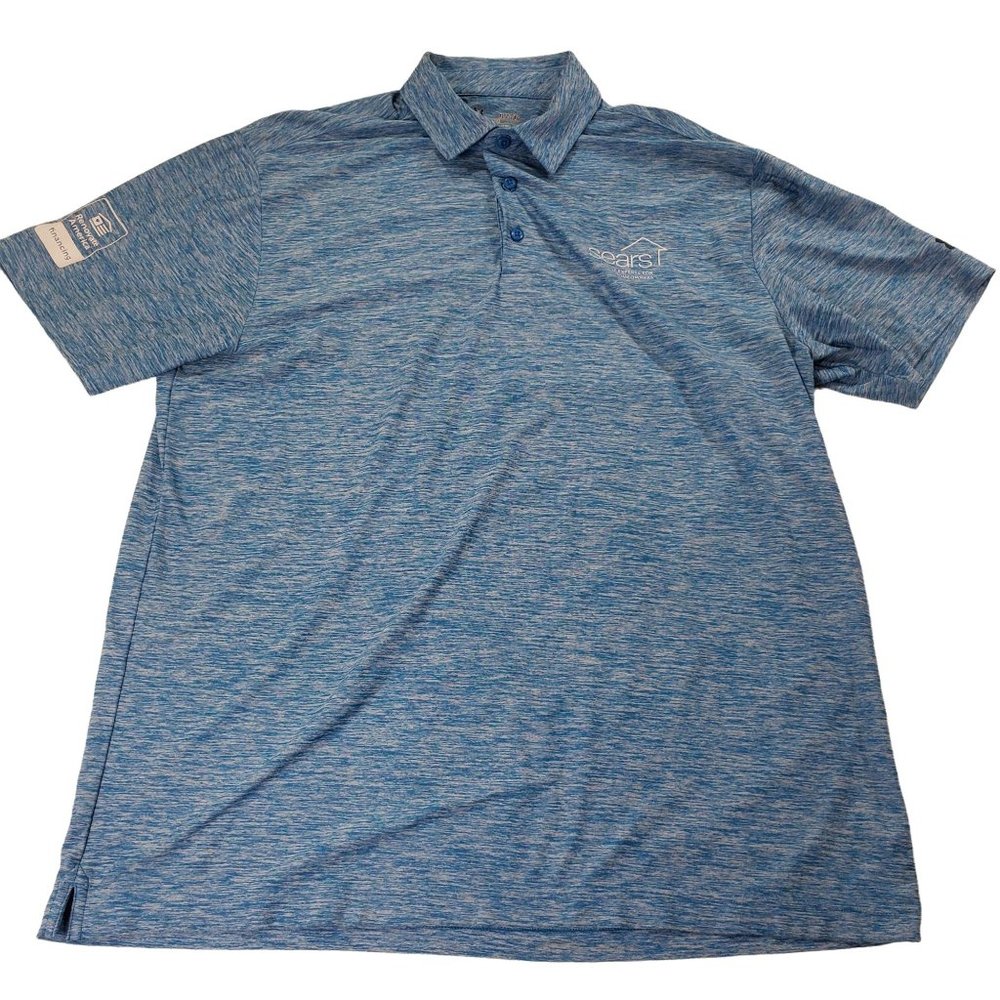 Under Armour Adults XL Heat Gear Loose Sears Financing Blue Short Sleeve Polo